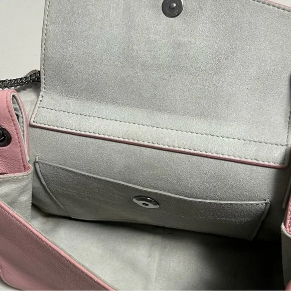FURLA Diana Leather Chain Strap Bag in Pink - Picture 11 of 16
